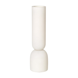 Sklenená váza Dual Vase Cream 27,8 cm