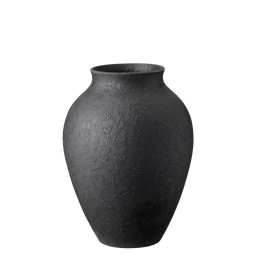 Keramická váza Knabstrup Black 20 cm