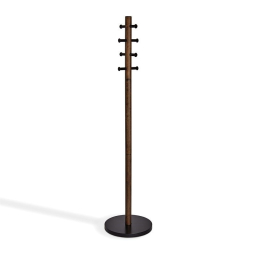 Stojací věšák Pillar Coat Rack tmavě hnědý