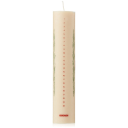 Adventní svíčka Christmas Candle Beige