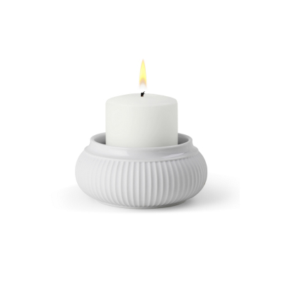                             Svícen Curve Block Candle holder White 11 cm                         