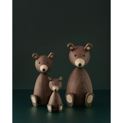                             Dřevěný medvídek Baby Bear Walnut                        