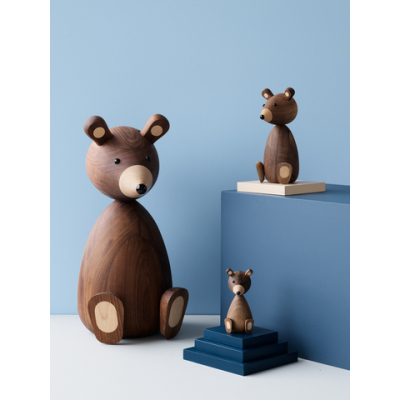                             Dřevěný medvídek Baby Bear Walnut                        