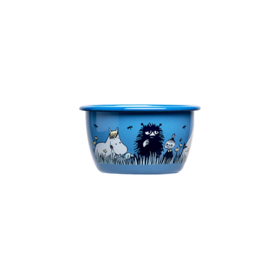                             Smaltovaná miska Moomin Friends Blue 3 dl                        