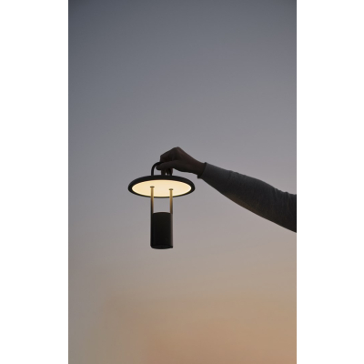                             Přenosná LED lampa Pier Black 25 cm                        