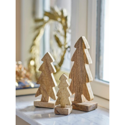                             Dřevěné stromečky Mango Deco Trees - set 3 ks                        