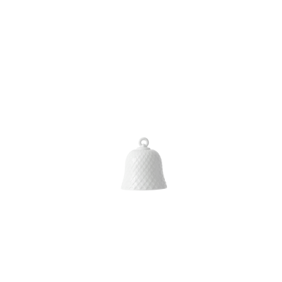 Porcelánový vánoční zvoneček Bell White                    