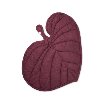 Dětská deka Leaf Burgundy                    