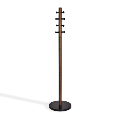 Stojací věšák Pillar Coat Rack tmavě hnědý                    