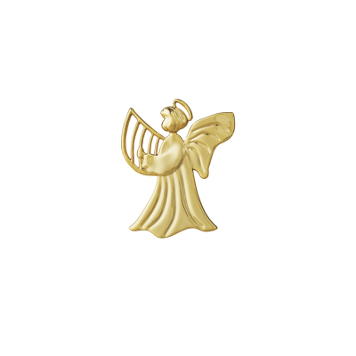 Vánoční ozdoba Harp Angel Gold 7 cm                     