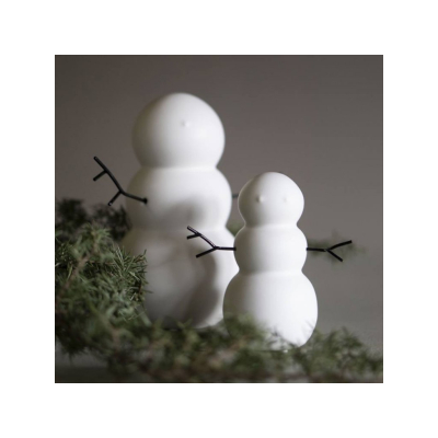                             Keramický sněhulák Snowman White 16,5 cm                        